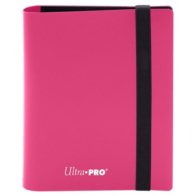 Ultra Pro ULP15372 2 Pocket Pro Eclipse Binder, Hot Pink