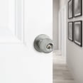 thumbnail image 2 of Weiser Safe Lock Regina Chrome Satiné Bouton de porte extérieure/poignée d’entrée avec clé, 2 of 5