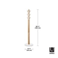 thumbnail image 4 of Umbra Flapper Coat Rack,White/Natural, 4 of 6