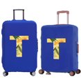 thumbnail image 1 of Luggage Cover Travel Suitcase Protective Cover for Trunk Case 18 ''-28 '' Foldable Elastic Suitcase Cover Floral Lettern Pattern 8floral T L, 1 of 6