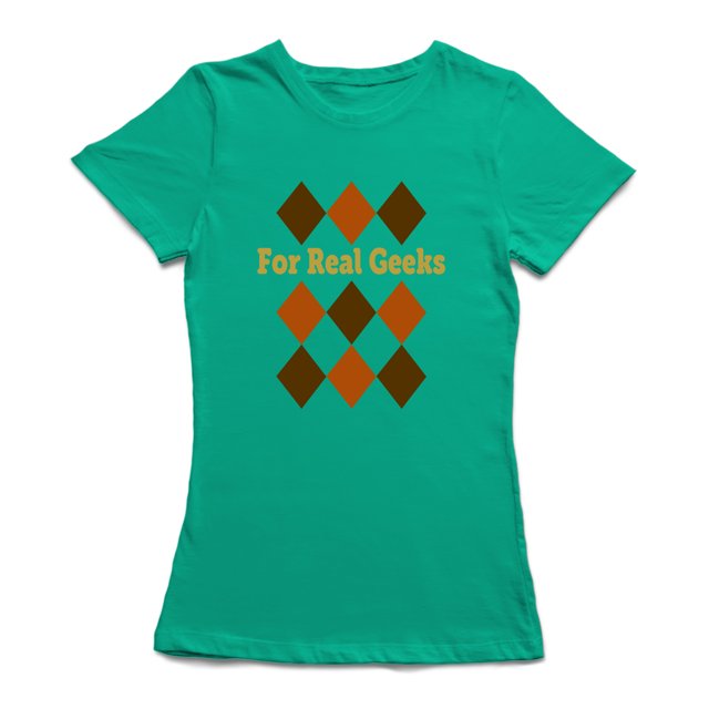 Pour Vrais Geeks Débardeur T-shirt Vert Kelly pour Femmes