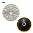 thumbnail image 4 of CNKOO 10Pcs  Polishing Pads Kit 4 Inch Wet/Dry for Granite Stone Concrete Marble Polishing Use Grinding Discs Set, 4 of 6