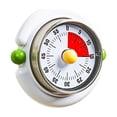 thumbnail image 2 of Mechanical Timer for Kitchen Cooking 60 Minute Countdown Analog Timer with Magnetic Back for Oven Microwave Baking Study Office Student Visual Time Management Tool Reminder - No Battery Needed, 2 of 7