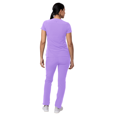 thumbnail image 2 of Adar Addition Ensemble de Sarrau Go-Basic pour Femmes - Haut de Sarrau Ajusté à Col en V et Pantalon de Sarrau Cargo Ajusté, 2 of 7