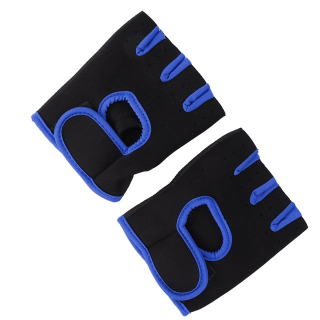 Wrist Support Gear, Fingerless Gym Exercise Gloves Palm Protection Wrist Wraps Breathable Multi Purpose Neoprene For Weightlifting For Women Men M