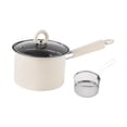 thumbnail image 2 of veasfak Deep Frying Pot Cooking Pot Fryer for Kitchen Camping Japanese Tempura Chips White, 2 of 9