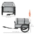 thumbnail image 3 of Aosom Bicycle Cargo Trailer with Removable Storage Box, 3 of 10