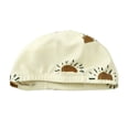 thumbnail image 3 of Hiiyo Newborn Boys 3Pcs Swimsuit Long Sleeve Rash Guard Shorts Hat Quick Dry Bathing Suit, 3 of 8