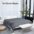 thumbnail image 2 of REGALWOVEN 1 Pcs Home Warm Soft Microplush Fleece Solid Throw Blanket Dark Gray 70" x 78", 2 of 9