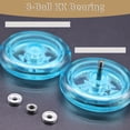 thumbnail image 3 of Graflsoa Magic Yoyo D3-PC Crystal Yoyo for Kids with 8-Ball KK Bearing, Random Rope Color, Transparent Purple, Plastic Yoyo Toy, 3 of 6