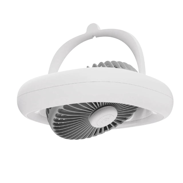 Ceiling Fan Light with Remote, Foldable Design, 4000mAh Battery, 4 Speeds & 2 Light Modes