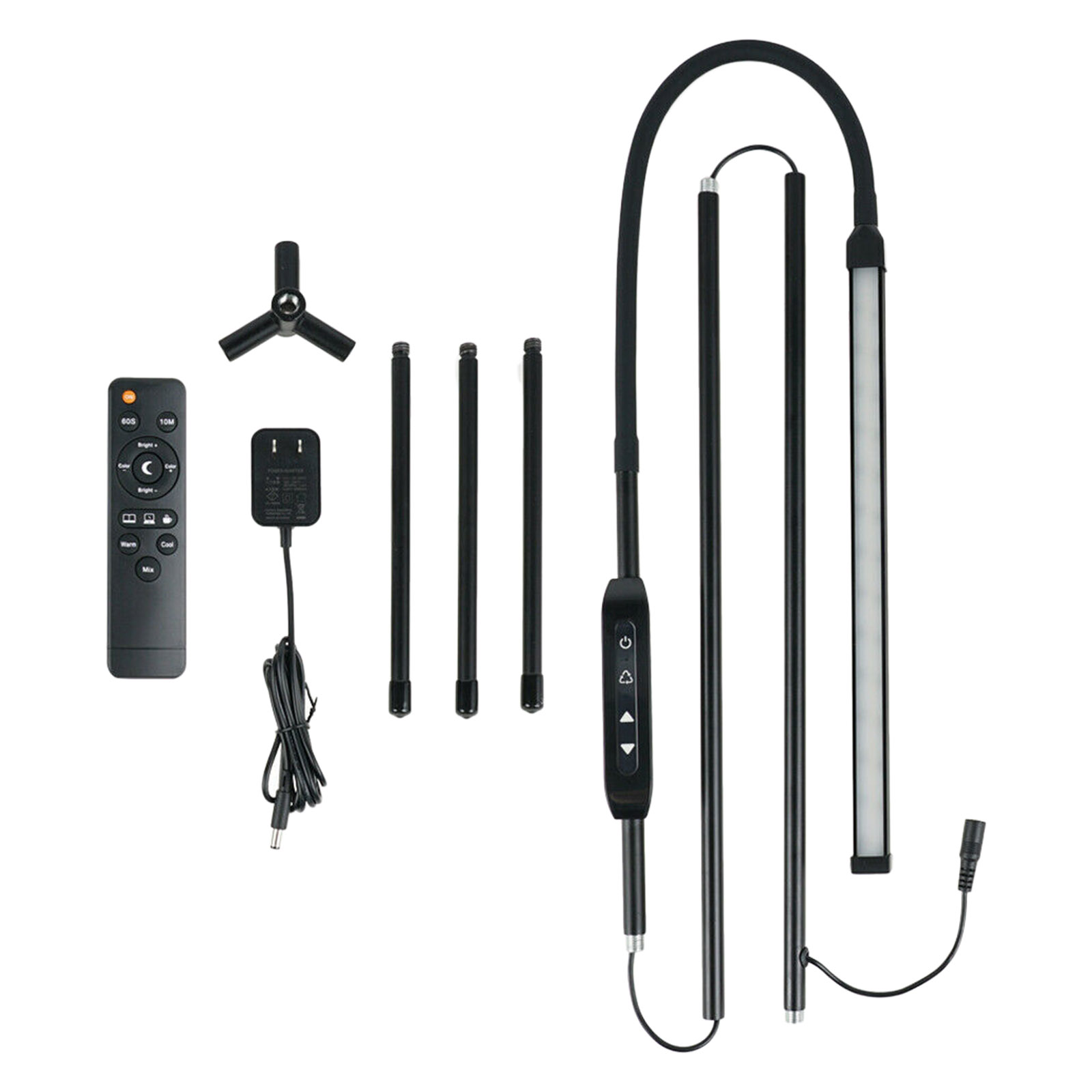 Milaget Lampe de Sol LED Lampe de Coin Lampe de Lecture Debout Lumière pour Intérieur Maison Fête