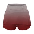 thumbnail image 3 of FNFYFH Clearance Ladies Comfortable Soft Loose Fit Solid Summer Shorts Cotton Shorts，Brown, 3 of 6