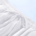 thumbnail image 4 of EOYWHK Linen Shorts for Men Elastic Waist Drawstring Summer Cargo Shorts Summer Beach Swim Board Shorts with Multi-Pockets, 4 of 6
