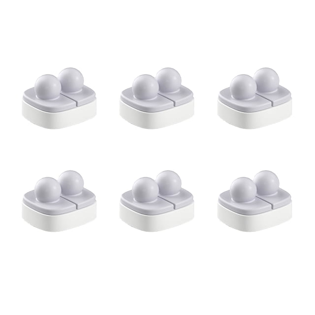 Usb Charging Cable Desktop Organizer 6-Pack 3.6*3.2*2.5cm Cable Management Devices for Wire Cable Clamps, Data Sorting and Fixing