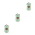 thumbnail image 2 of Wweixi Transparent Tea Jars For Storing And Displaying Favorite Tea Leaves Food Grade Metal Kitchen Storage Jars Jars Kitchen Green sugar 3Set, 2 of 6