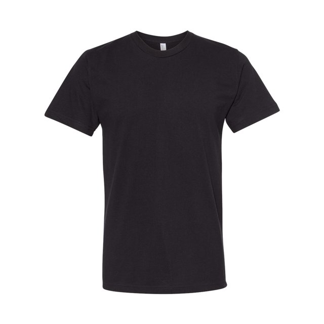 American Apparel Fine Jersey Tee, 3XL, Black