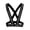 Black, variant on Dvkptbk Sleeveless Garment Visibility Neon Vest Reflective Belt Vest Fit for Running Cycling Sports Sports Safety