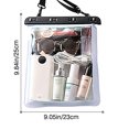 thumbnail image 2 of ziyahi Waterproof Shoulder Bag Swimming Surfing Beach Water Playing Phone Transparent Toiletry Pouch, 2 of 8