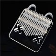 thumbnail image 3 of ruzhgo 17 Key Kalimba Acrylic Piano Transparent Keyboard Instrument Tuner Hammer Gig Bag rabbit, 3 of 6