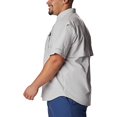thumbnail image 3 of PFG Bahama II Short Sleeve Shirt, S, Cool Grey, 3 of 9