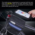 thumbnail image 4 of Xingzhi Front Bike Bag Long-time Service Premium Material Assorted Colors Waterproof Cycling Pouch Phone Mount Bicycle Accessories Blue【S】 Blue【S】 1Set, 4 of 6