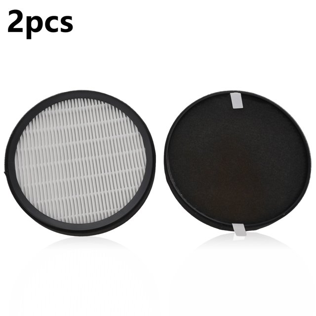 MYG 2 Pack Replacement Air Filters for Pure for Enrichment, H13 True HEPA Filter with Activated Carbon, 20.6cm Diameter, Black, Compatible with for PureZone Air Purifiers