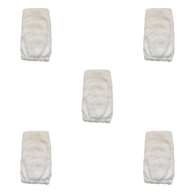 Youkk Warmth And Style Combined In Plush Over Knee Socks Wide Application Gift Idea white 5Set
