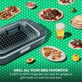 thumbnail image 3 of Chefman AccuGrill Smokeless Indoor Grill, Removable Integrated Probe Cooking Thermometer, Black, 3 of 9
