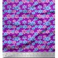thumbnail image 1 of Soimoi polyester Crepe Fabric Artistic Floral Printed Craft Fabric by the Yard 52 Inch Wide, 1 of 3