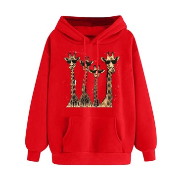 LOVZFMLL Essentials Hoodie, Classic Print Long Sleeve Hooded Pullover Fall Clothes 2025 Women Fashion Comfort Streetwear Tops