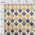 thumbnail image 1 of oneOone Silk Tabby Fabric Ethnic Ikat Decor Fabric Printed BTY 42 Inch Wide, 1 of 4