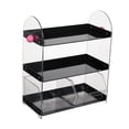 thumbnail image 4 of Luzkey Coffee Cup Rack Clear Countertop Organizer for Hotel Kitchen Pantry Tabletop Black, 4 of 8