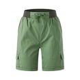 thumbnail image 2 of Short Cargo Kaki Femme Taille Haute 2025 Extensible Entrejambe 7 Pouces Léger Camping Été pour Grande Taille Randonnée Séchage Rapide 5 Bermuda Femme, 2 of 9