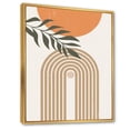 Moon Writing Frame Designart Abstract Sun Moon Leaves I FLOAT FRAME WALL ART - Walmart.ca