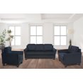 thumbnail image 5 of K-Living Samara Microsuede KD Stationary Loveseat in Midnight Blue, 5 of 5