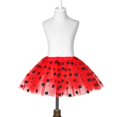 thumbnail image 2 of Kcodviy Adult Style Skirt Tutu Cover Up Skirt Princess offset Mesh Leather Skirts for Women Skirt Three Layer 6 Skater Skirt for Women Piece Half Skirt Tutu Ruched Skirt Mesh Adult Skirt, 2 of 4