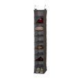 thumbnail image 4 of Household Essentials 66432 Linen 10 Shelf Hanging Shoe Organizer, Gray, 4 of 4