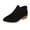 Black, variant on UKAP Ladies Short Bootie Slip On Chelsea Boot Mid Top Ankle Boots Walking Shoes Breathable Khaki 8.5