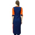 thumbnail image 4 of Phagun Kurta Droite en Rayonne pour Femmes Tunique d'Été Décontractée, 4 of 8