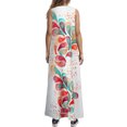 thumbnail image 3 of Innerwin Longues Robes Maxi à Imprimé Floral pour Femmes, Robe d'Été de Plage, Vacances, Sans Manches, Robe Débardeur Hawaïenne, Style Y S, 3 of 5