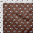 thumbnail image 2 of oneOone Cotton Cambric Fabric Elephant Block Print Fabric By Yard 56 Inch Wide, 2 of 4