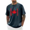 thumbnail image 4 of Pisexur T Shirts for Man , Hommes Imprimé Col Rond Mode Décontractée Manches Courtes Blouses Col Rond Chemises Marine,4TG Chemises de Golf Hommes & Chemises Hommes, 4 of 4