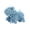 Gris, variante sur Nappe Jetable / Couverture de Table à Manger en Plastique Imprimé à Pois Épais / Imperméable et Anti-Huile / 54x108 Pouces / Bleu Ou Rose / Lot de 1