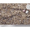thumbnail image 3 of Soimoi Poly Georgette Fabric Leaves,Bird & Rose Flower Printed Fabric 1 Yard 42 Inch Wide, 3 of 3