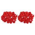 thumbnail image 2 of Transemion 500pieces Wreath Wedding House Decor Lasting Impression With These Exquisite red 2Set, 2 of 6