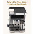 thumbnail image 2 of Top Mat for Ninja Luxe Espresso Coffee Machine ES601 – Protects Top Surface – Food-Grade Silicone - Grinder Access Unblocked - Anti-Slip, Waterproof, Heat-Resistant - Accessories for Ninja Luxe Cafe, 2 of 5