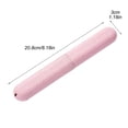 thumbnail image 4 of Riforla Home Wheat Straw Travel Toothbrush Box Portable Toothbrush Set Storage Box Wheat Straw Toothbrush Storage Box B, 4 of 7