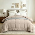 thumbnail image 2 of BedTreat Down Alternative Duvet Insert, Quilted Queen Size Sand Dollar Comforter, All Season Ultra Soft Microfiber Bedding with Corner Tabs, Machine Washable, 2 of 7