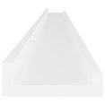 thumbnail image 5 of vidaXL Étagères Murales 2 Pcs Blanc 115x9x3 cm, 5 of 5